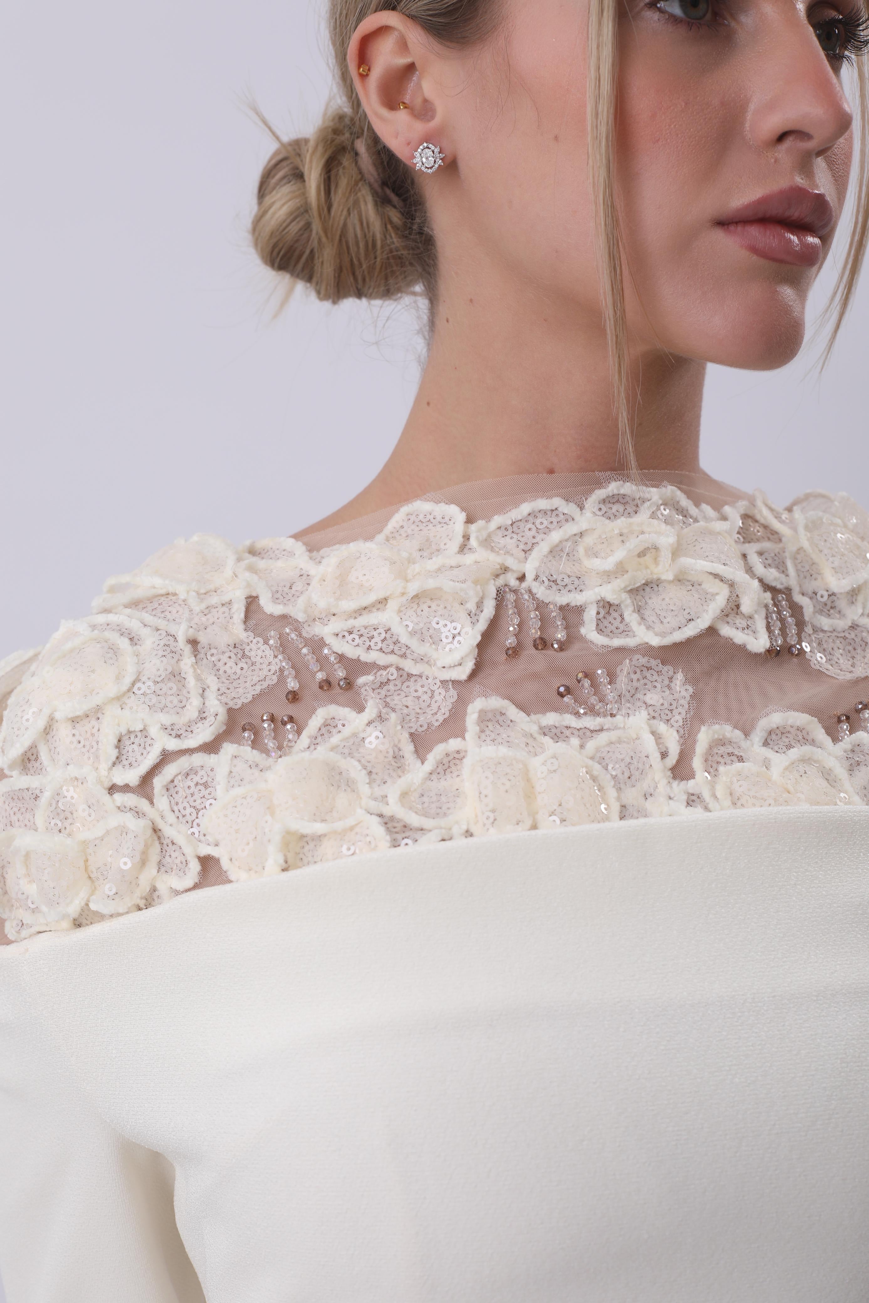 Ivory Blossom Elegance Gown