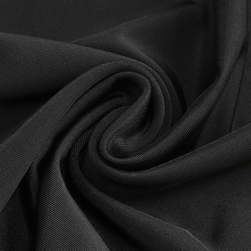 Rhinestone One Sleeve Jumpsuit | Glamorous Crystal Knot Waist Party Outfit MYLINE