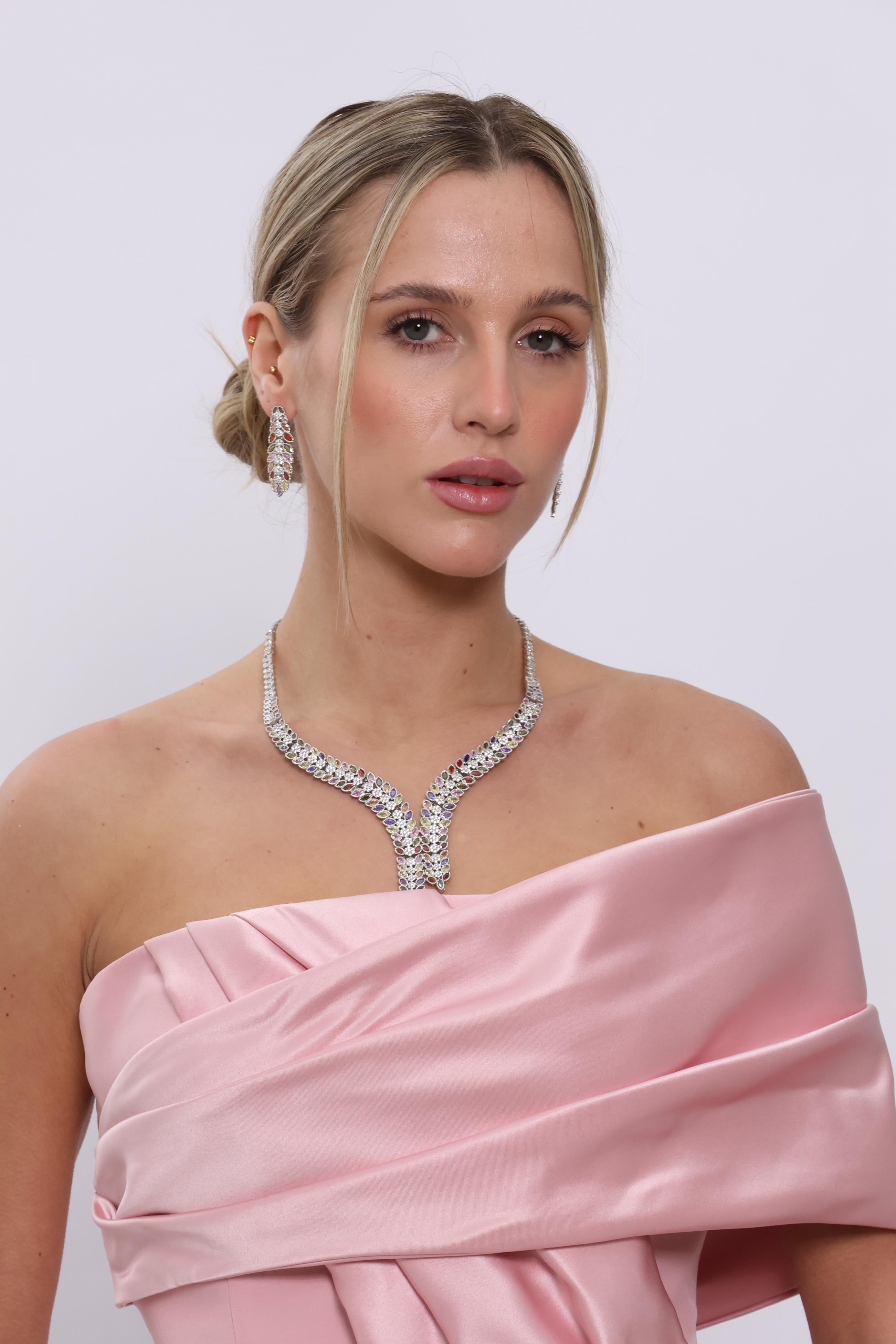 Blush Satin One-Shoulder Draped Gown