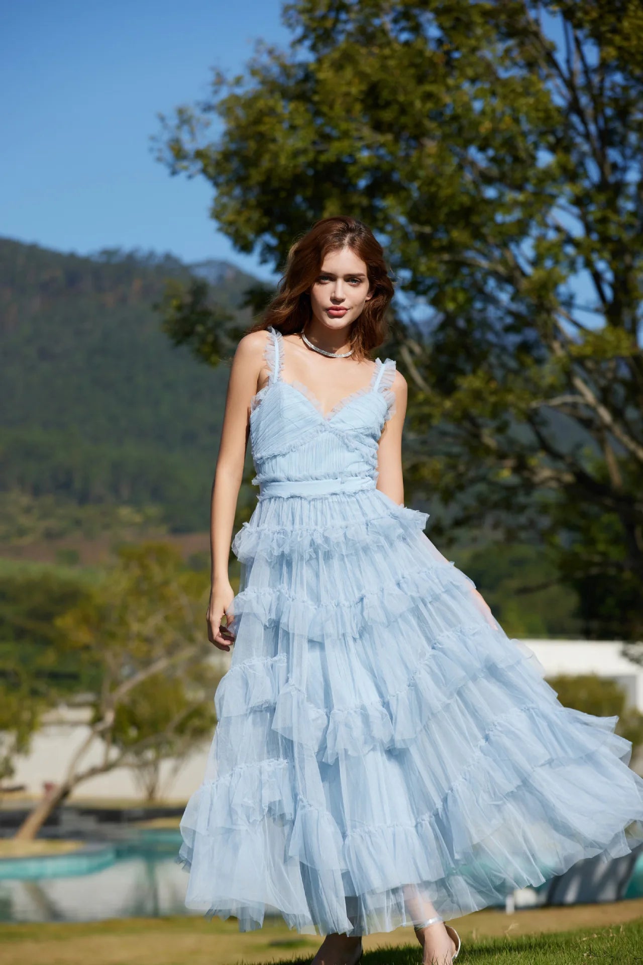 Whispered Romance Tulle Maxi