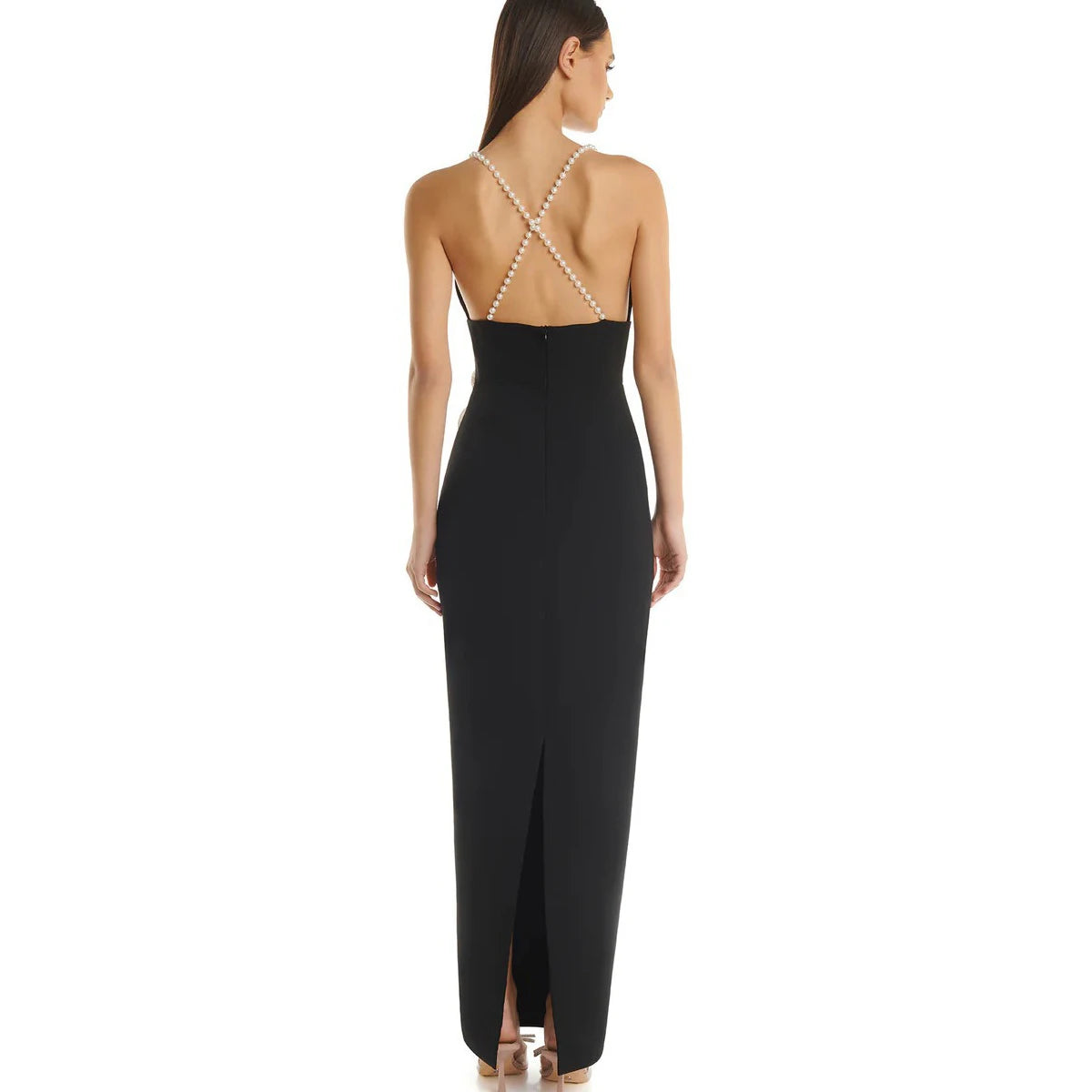 Black Bodycon Evening Gown