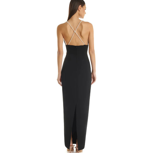 Black Bodycon Evening Gown