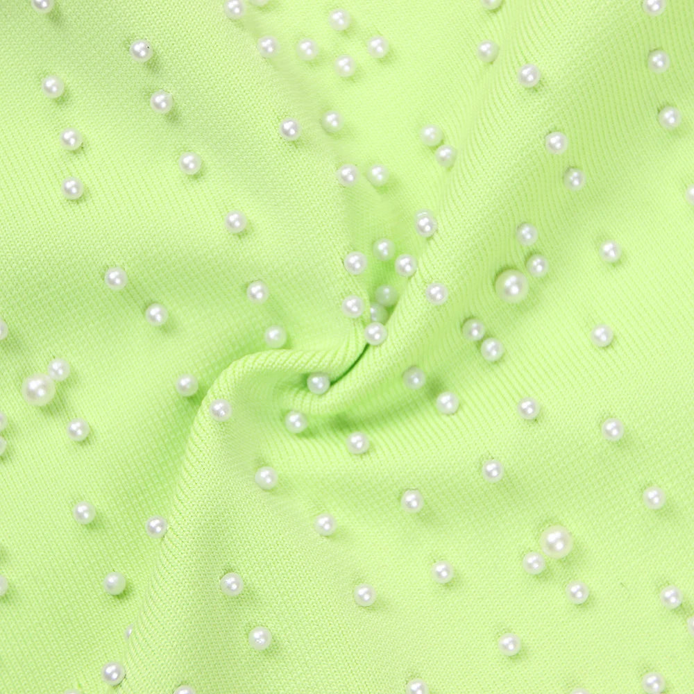 Pearl Embellished Two-Piece Maxi Set