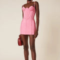 Blush Sculpt Corset Mini Dress