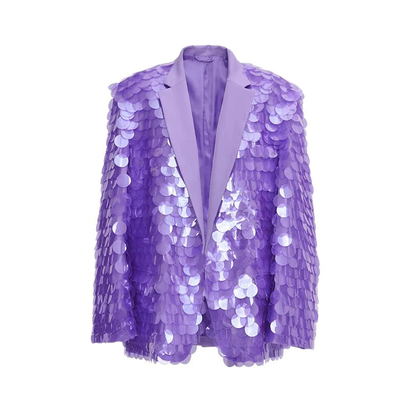 Sequin Statement Blazer