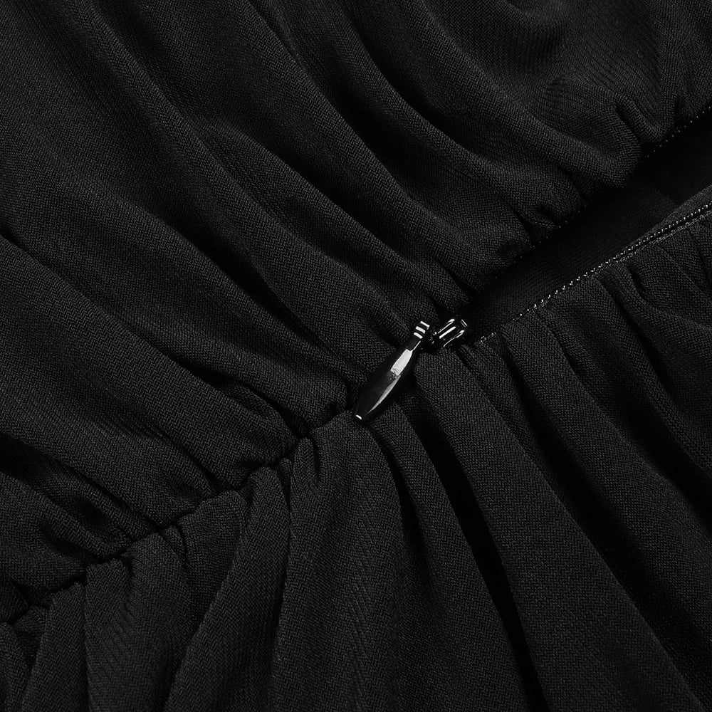 Midnight Muse Ruched Gown