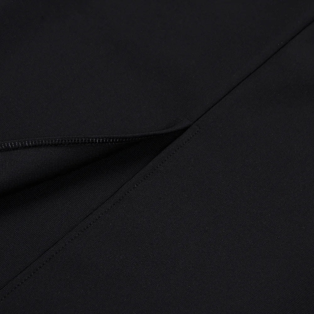 Feather Off-Shoulder Bandage Midi Dress