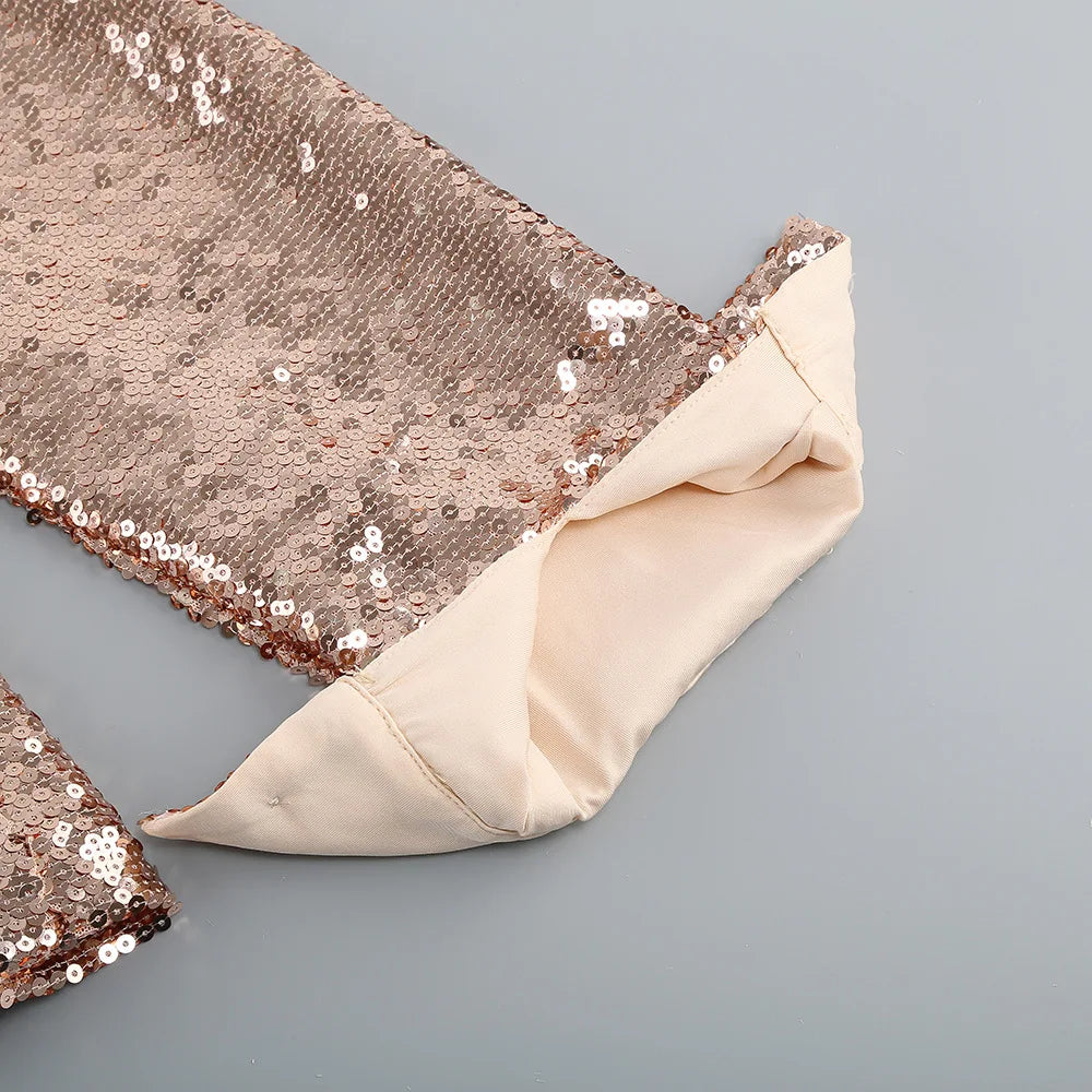 Luxury Sequin Two-Piece Set