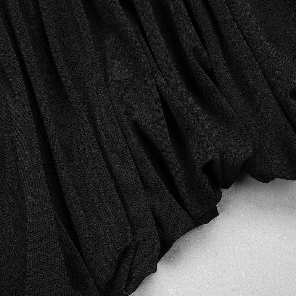 Midnight Muse Ruched Gown