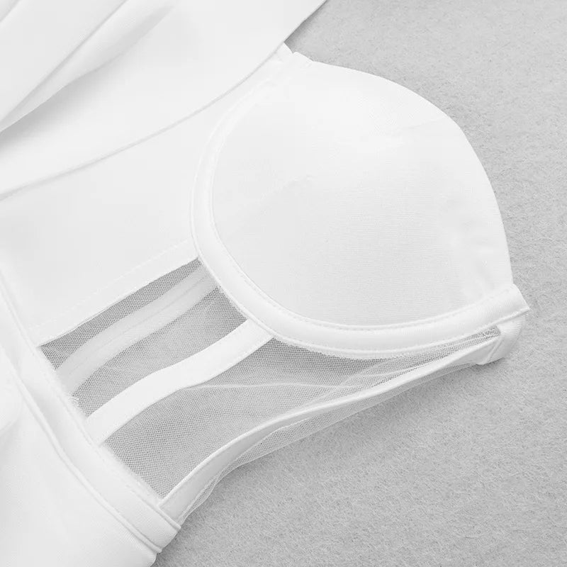 One-Shoulder Asymmetric Midi Dress