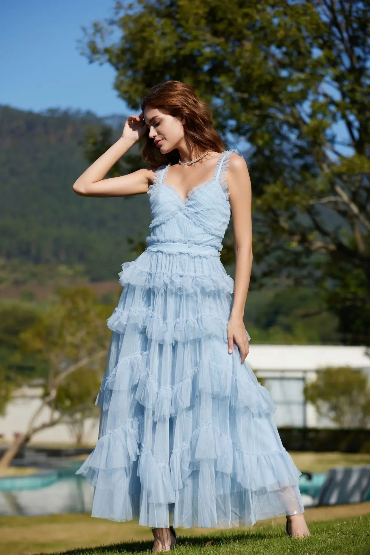 Whispered Romance Tulle Maxi