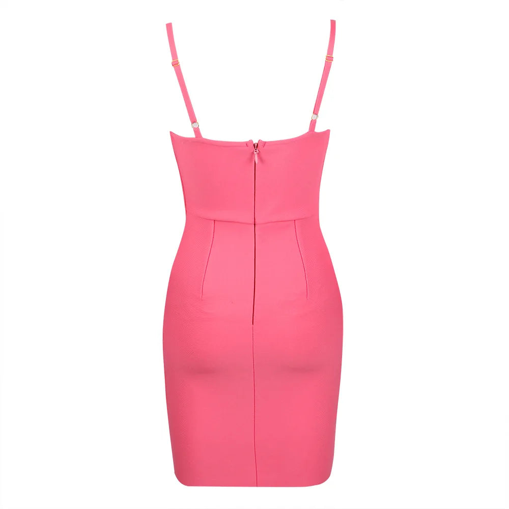 Blush Sculpt Corset Mini Dress