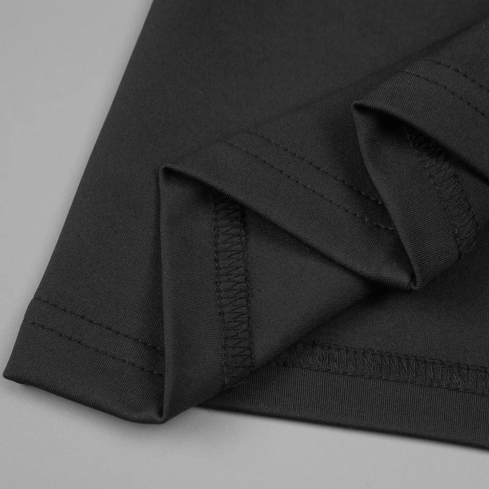 Midnight Muse Black Long Sleeve Ruched Evening Dress MYLINE