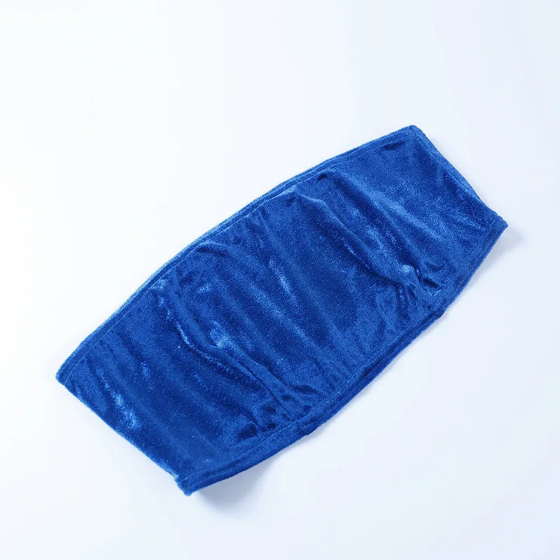 Velvet Bow Statement Mini Dress with Gloves