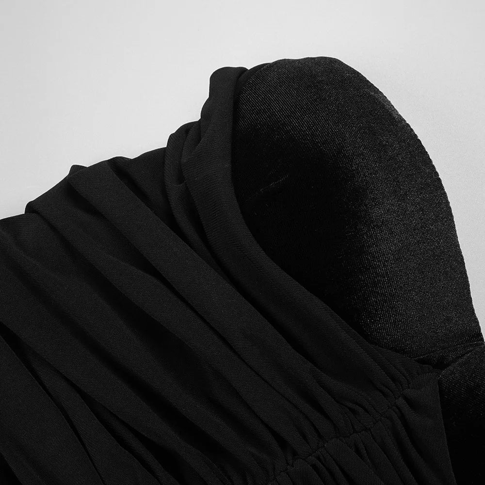 Midnight Muse Ruched Gown