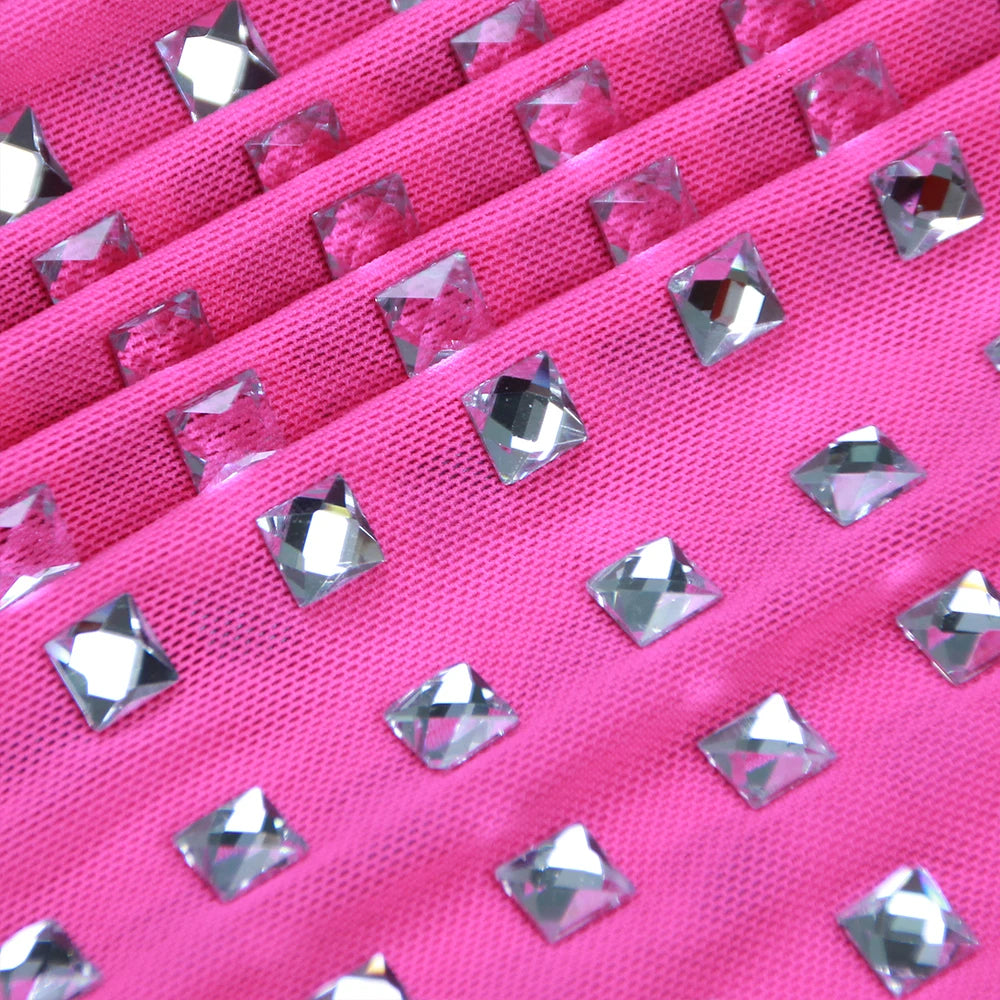 Luxury Beaded Two-Piece Evening Set | Long Sleeve Crop Top & Midi Skirt