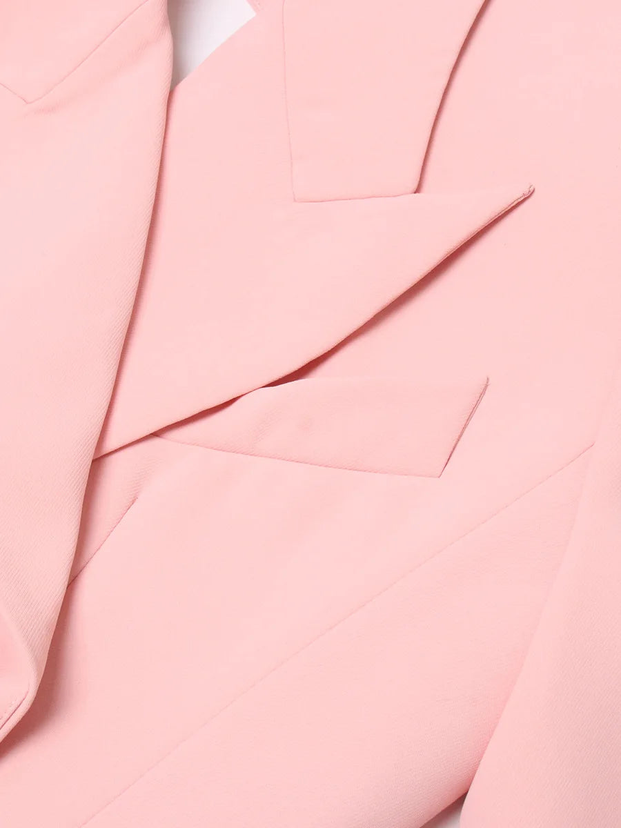 Blush Power Blazer Bodysuit