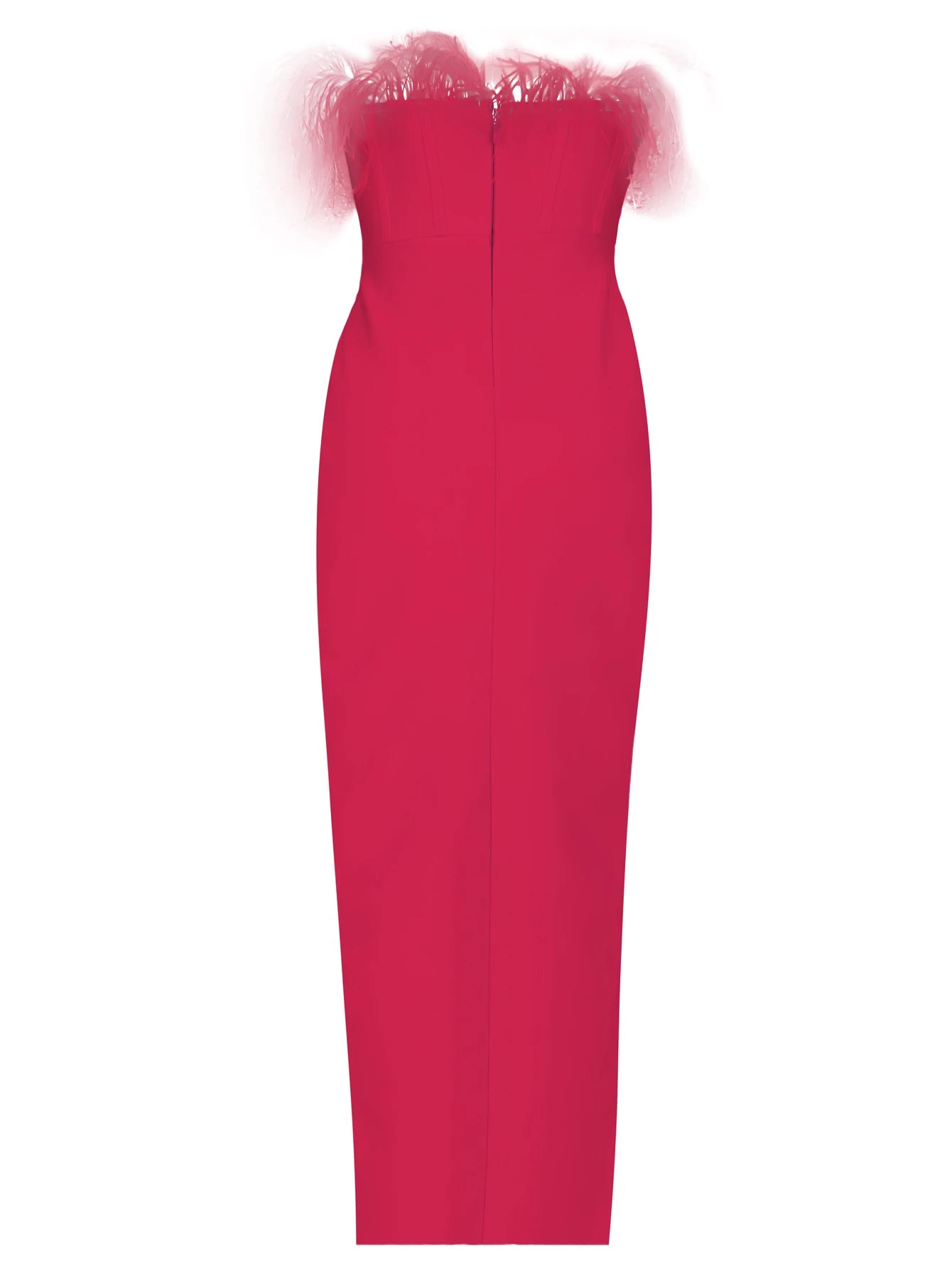 Fuchsia Fever Feather Dress