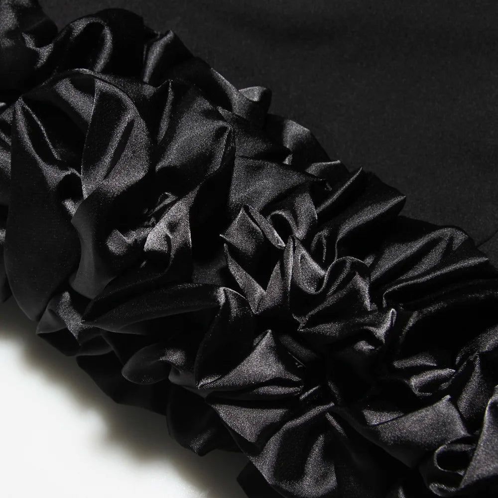 Isabella Ruffle Hem Mini Dress