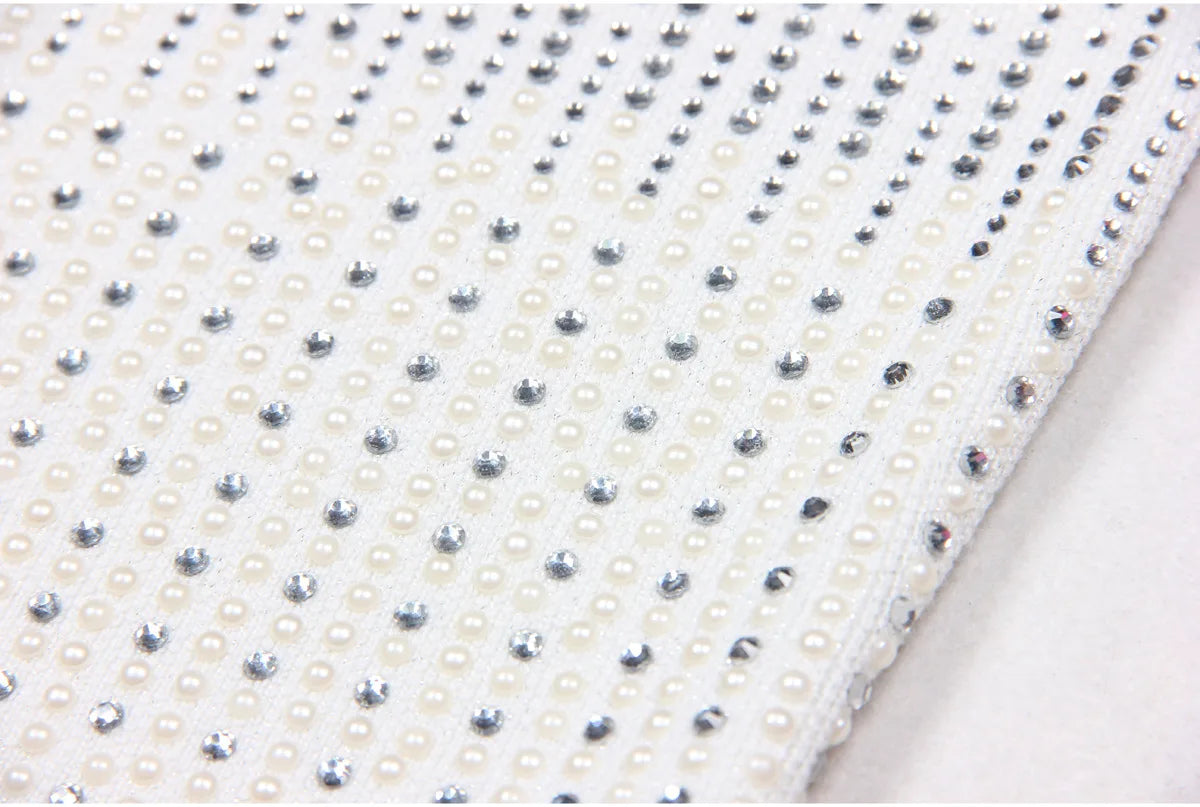 Black Rhinestone Mini Dress