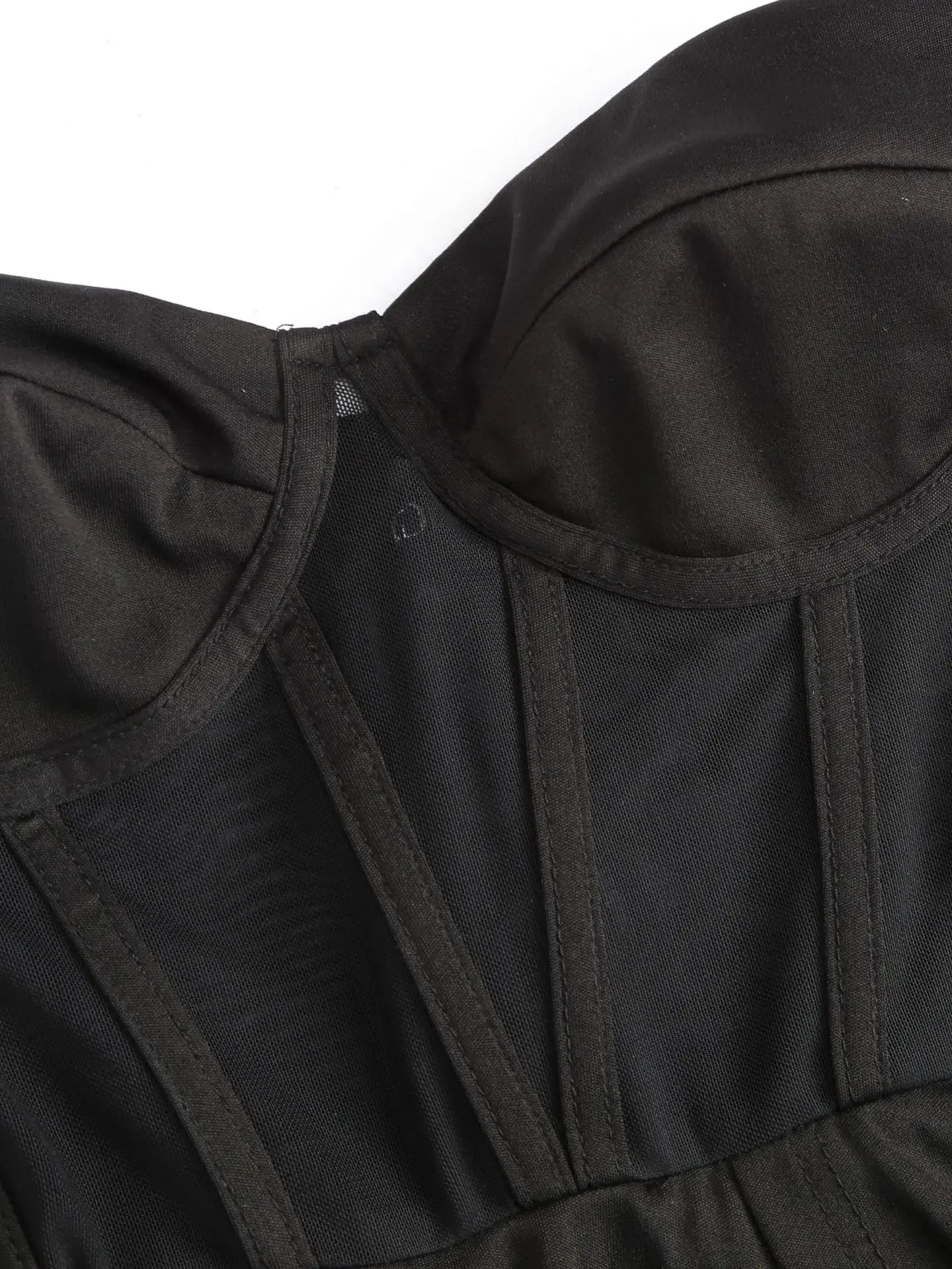 Corset Slit Maxi Dress