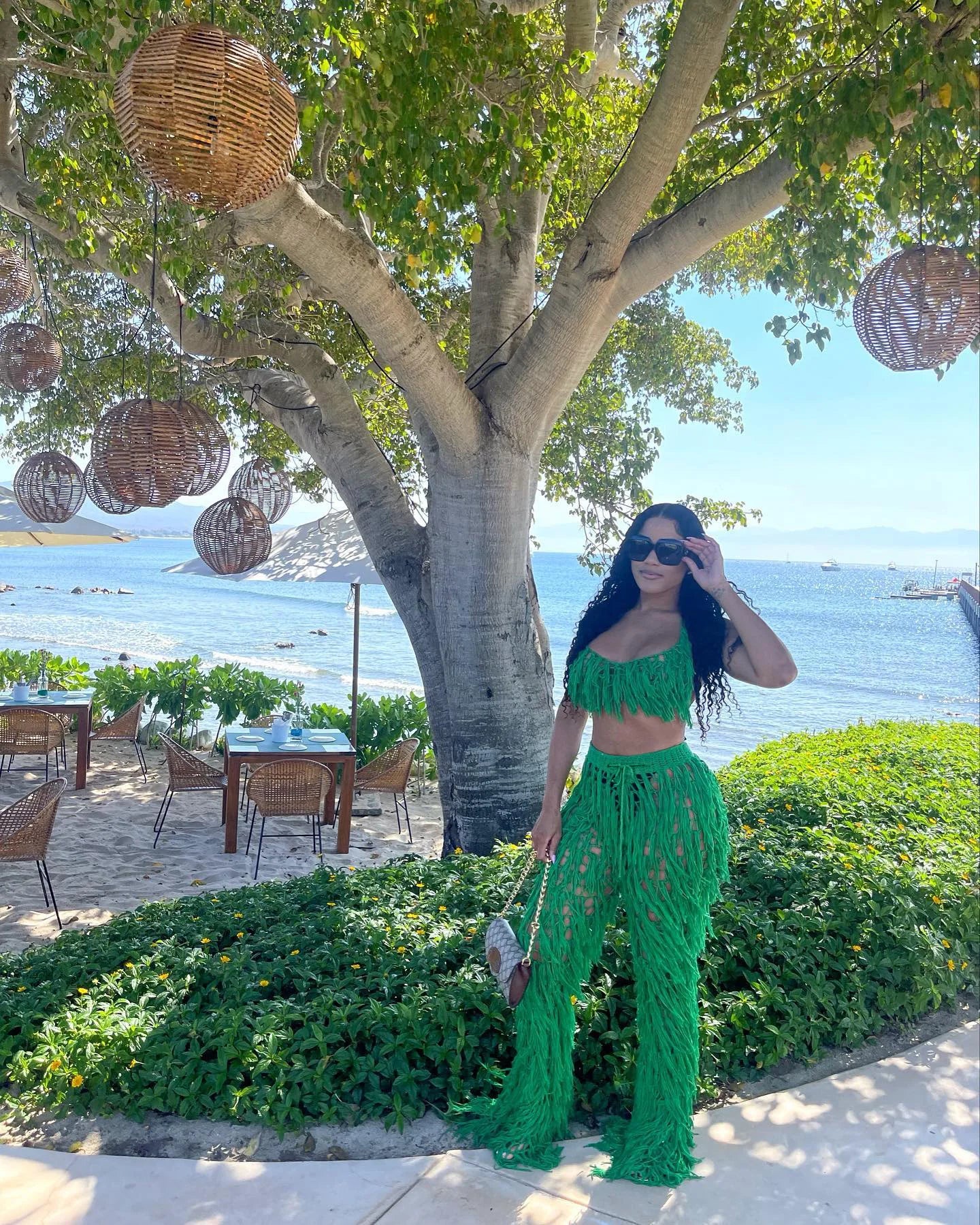 Island Fringe Crochet Two-Piece Set