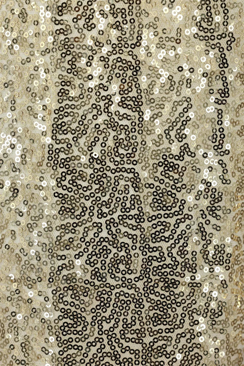 Golden Sequin Two-Piece Set