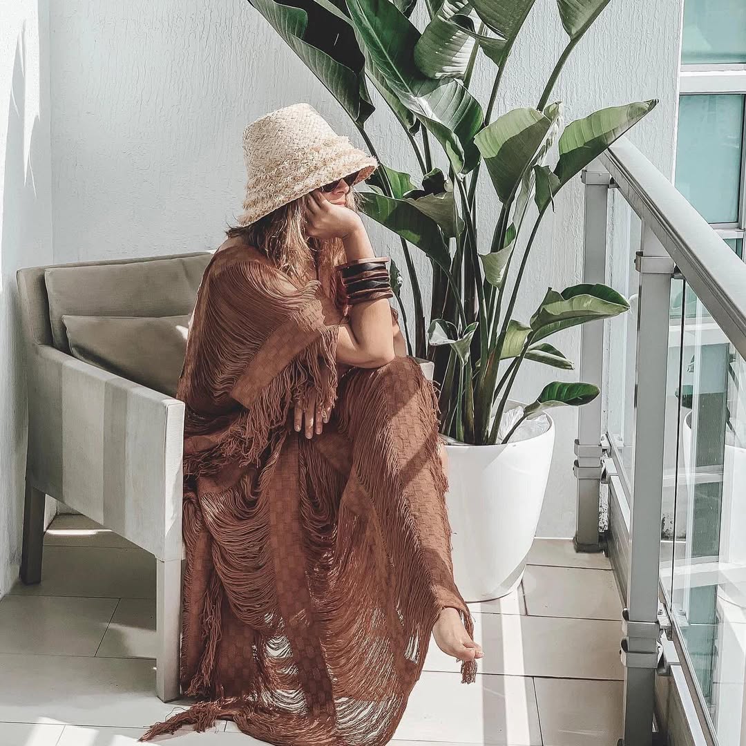 Boho Fringe Beach Cover-Up