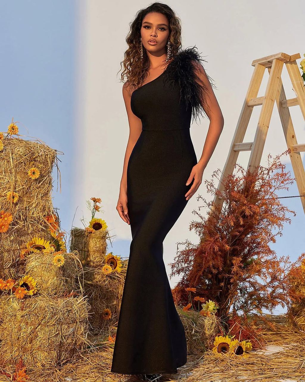 Elegant Bandage Gown for Formal & Statement Events
