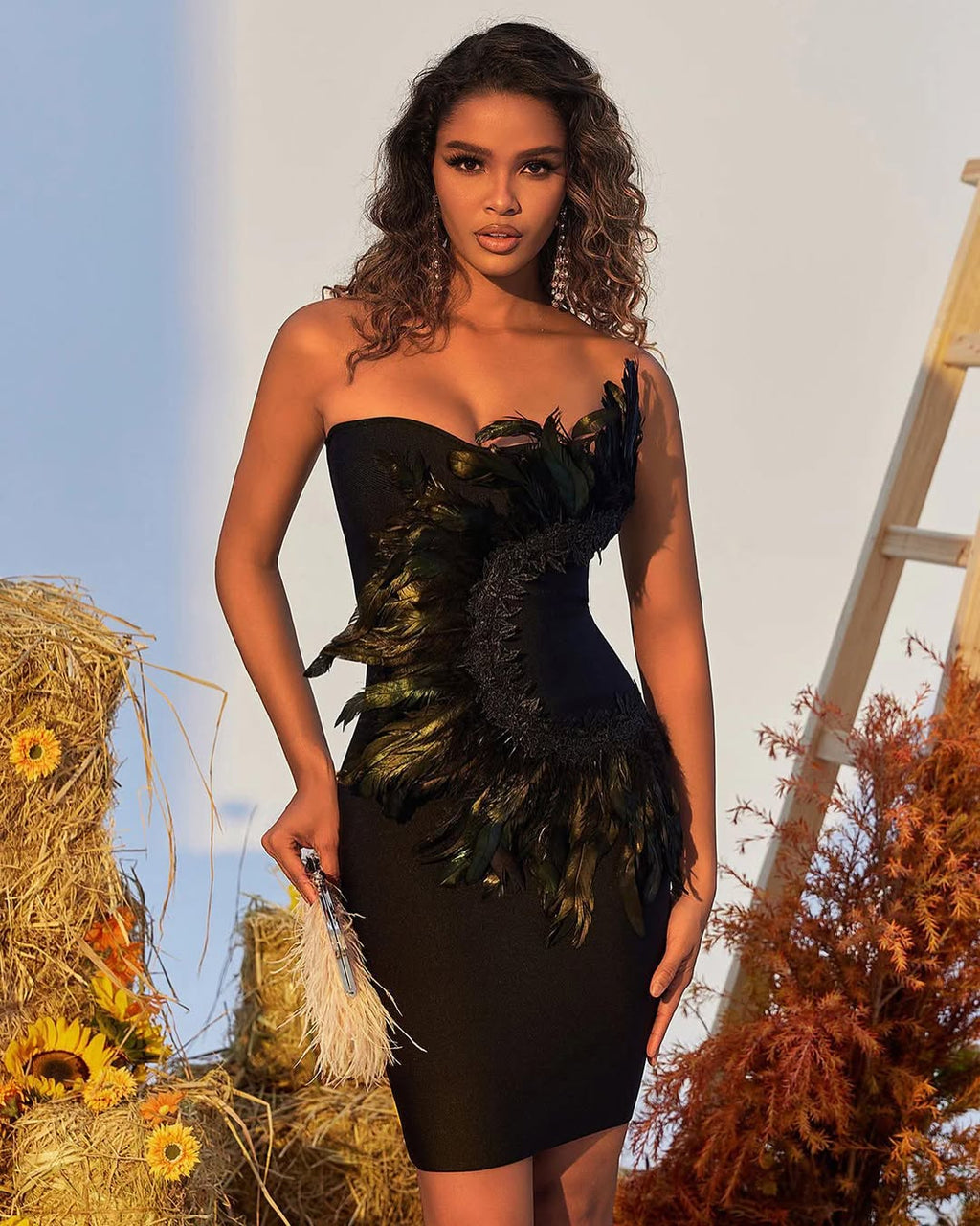 Luxury Bandage Mini Dress for Elegant & Statement Events