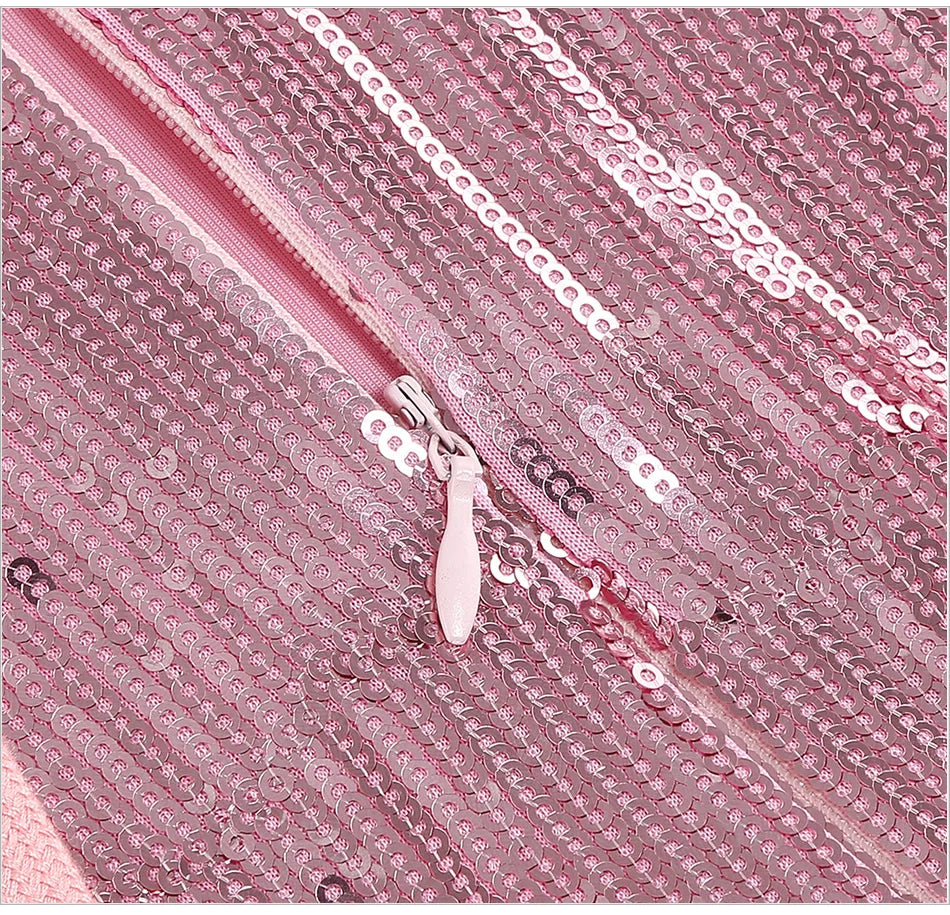 Blush Radiance Sequin Gown