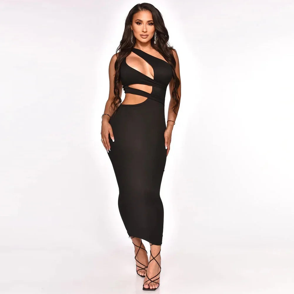 Sculpt Curve Cut-Out Maxi Dress