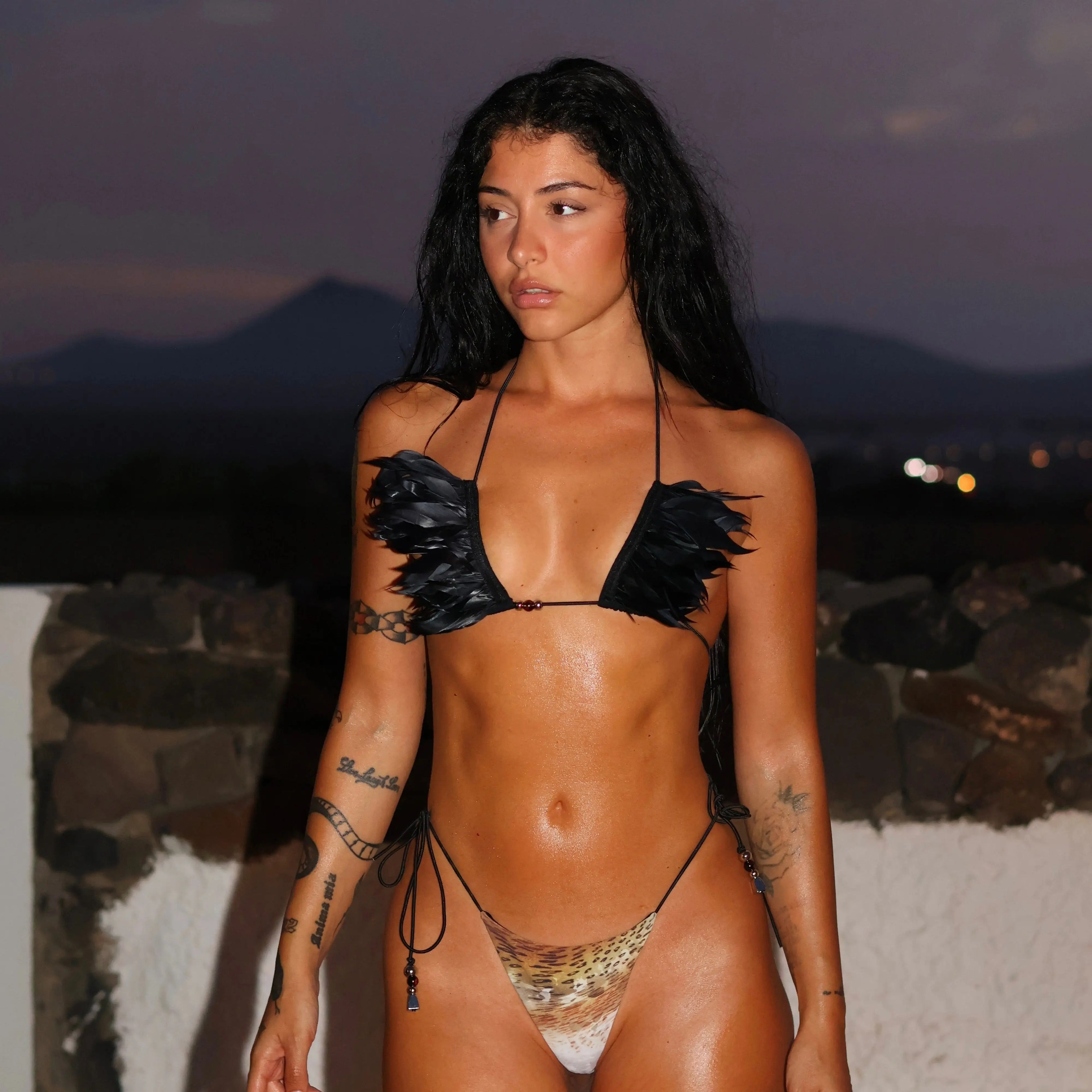 Stardust Wrap Bikini Set