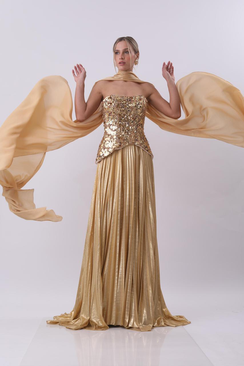 Golden Muse Gown