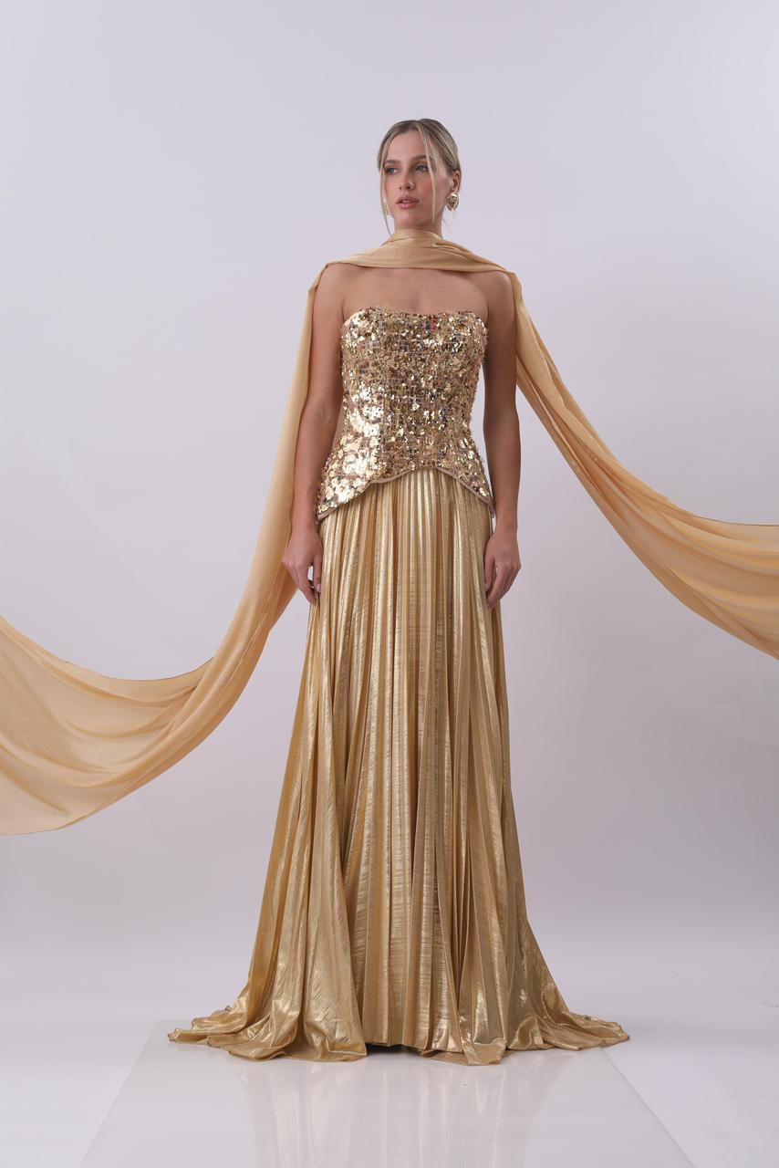 Golden Muse Gown
