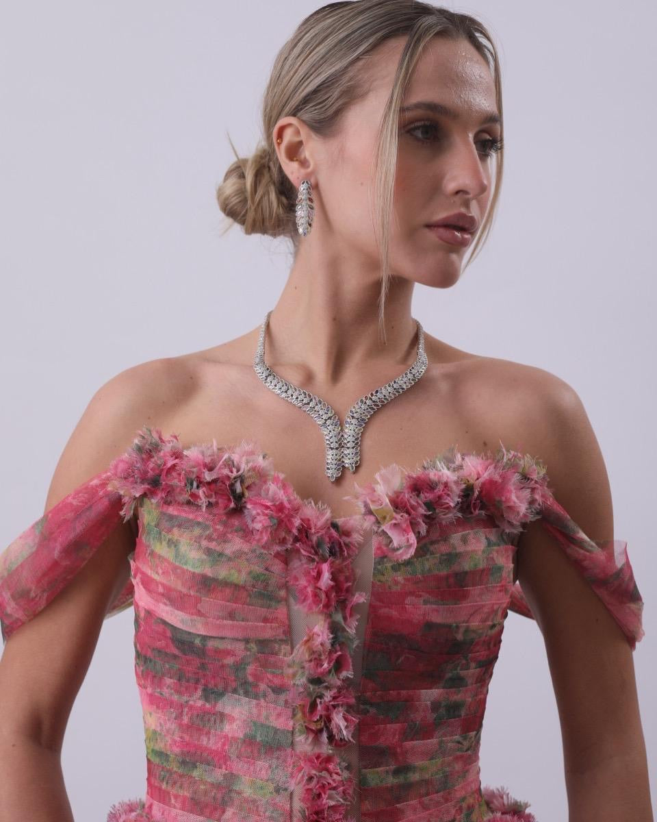 Blossom Couture Strapless Gown