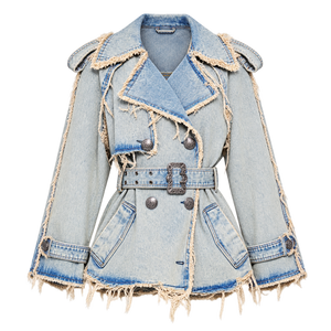 MY LINE Modern Essentials denim trench
