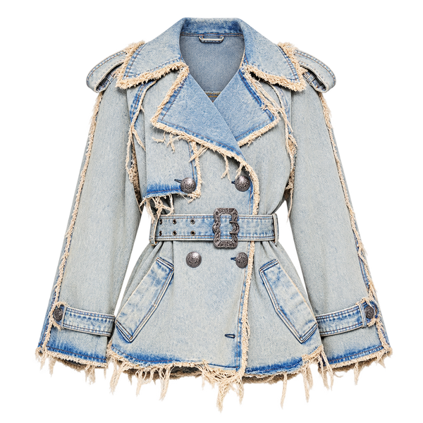 MY LINE Modern Essentials denim trench