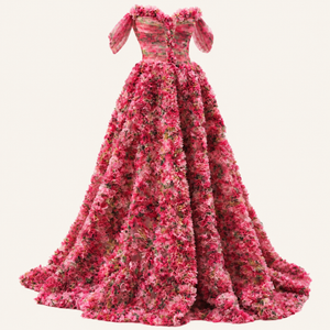MY LINE Spring Collection floral gown