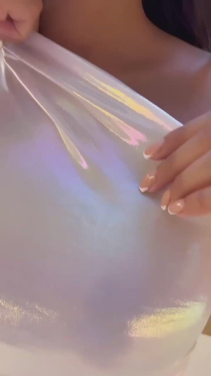 Snow Angel One-Shoulder Mini